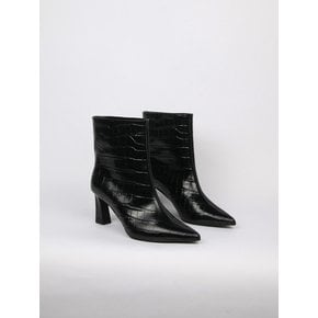 Erin Ankle Boots Black Croco