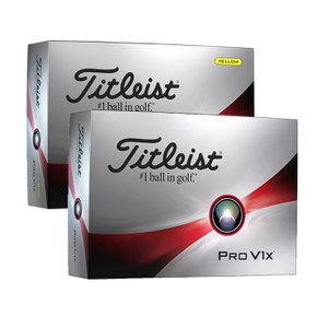 PRO V1X 골프공/볼(4피스) 1더즌(12구)-2023년