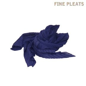 [FINE PLEATS] 피네 플리츠 플리츠 글리터 스카프 청보라