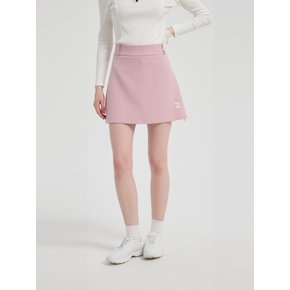Blush Hidden Pleat A-Line Skirt