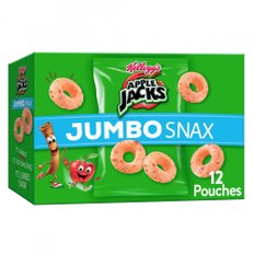 애플  Jacks  켈로그  애플  Jacks  Jumbo  Snax  시리얼  스낵  오리지널  160ml  12개