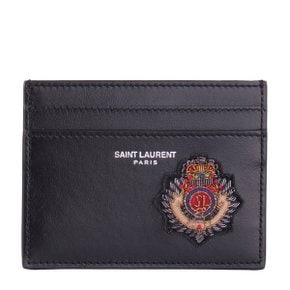 [SAINT LAURENT] 로고패치 카드 지갑 375949 0O7A6 1077