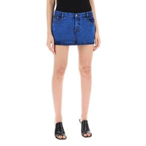 데님 폼 미니 스커트 denim foam mini skirt for 241235DGN000001-K309 98222421