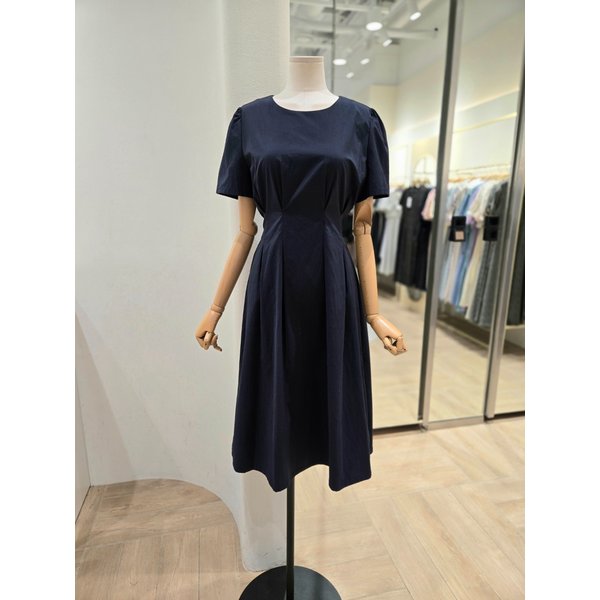 [부산점] 볼륨소매 반팔 롱 원피스(PR2WO00063)