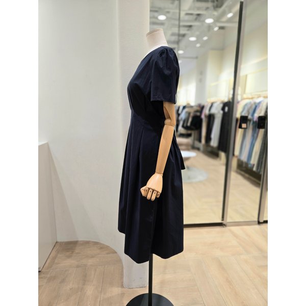 [부산점] 볼륨소매 반팔 롱 원피스(PR2WO00063)