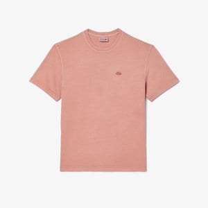 라코스테 (남성)(남여공용)SUMMER PACK 에코 다잉 라운드 반팔 티셔츠(TH8312-54G K86)핑크