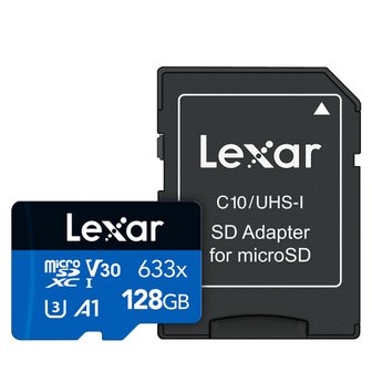 렉사 공식판매원 microSD카드 633배속 UHS-Ⅰ급 128GB