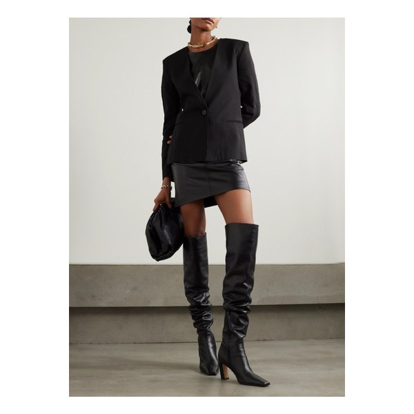 만질 헴프 혼방 블레이저 블랙 1647597325951729