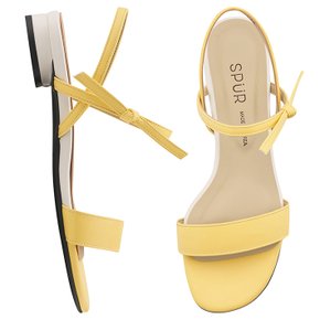 샌들 PS7046 Ribbon strap sandal 옐로우