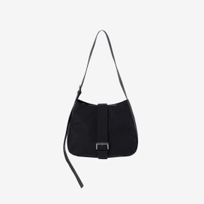 BUCKLE HOBO-BLACK