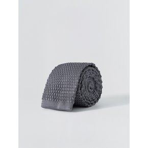 Daily Poly Knit Tie_Blue Grey