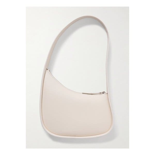 하프 문 가죽 숄더 백 오프 화이트 1647597332293603