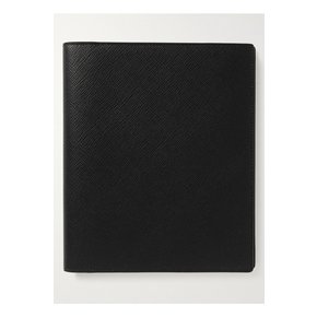 A5 Panama Cross-Grain Leather Writing Folder and Notebook 27086482324565434