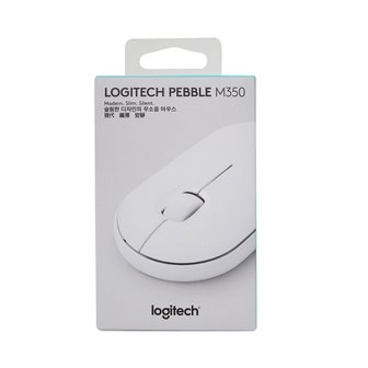 Logitech 로지텍 무선마우스 페블 M350 화이트