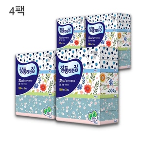 잘풀리는집 리얼실키 미용티슈 180매x3입 4pack