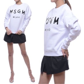 [엠에스지엠] 여성 MSGM 로고 맨투맨 (2741MDM89_195799_01_19F)