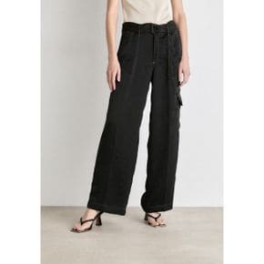 5060375 DKNY CONTRAST STITCH - Cargo trousers black