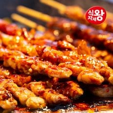 [G] 식자재왕 숯불닭꼬치 매운맛 700g (350g*2팩) 1개 / 닭다리살