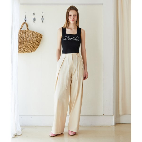 [시흥점] 여성 턱킹 와이드 팬츠 (ES2OPT59)