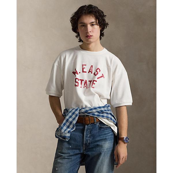 남성 릴렉스핏 저지 그래픽 티셔츠(MNPOTSH1N823125100)