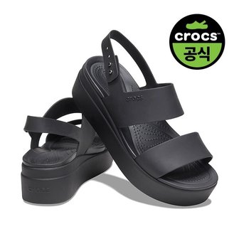 크록스 공식 여성 BROOKLYN LOW WEDGE BKB (25SWSD206453)