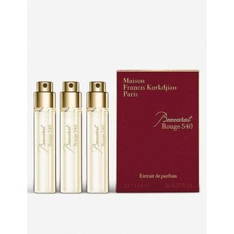  [해외직구] MAISON FRANCIS KURKDJIAN 메종프란시스커정 바카라 루쥬 540 엑스트라 드 퍼퓸 향수 리필 11ml 3입