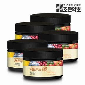 서트푸드 분말 200g 케일 새싹보리 당근 15종 x 5