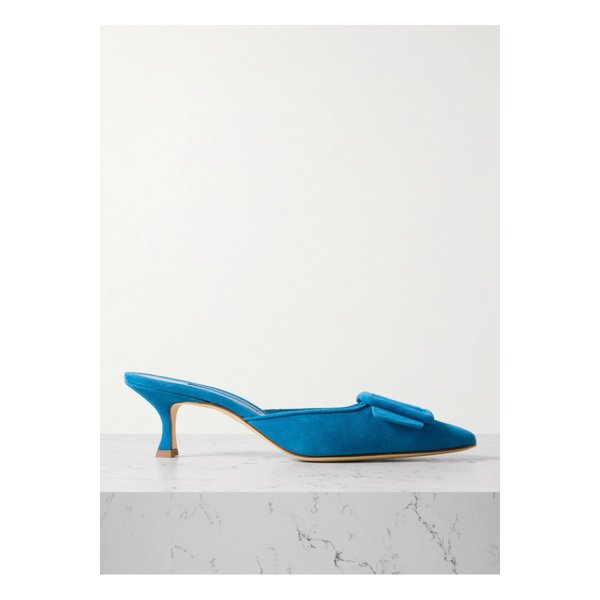 메이세일 버클 스웨이드 뮬 50mm 블루 1647597351838133