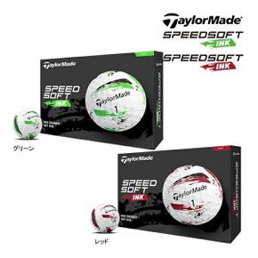 5768610 테일러 메이드 골프 공 SpeedSoft INK GRNRED (그린레드) 1 다스(1 TA3469763