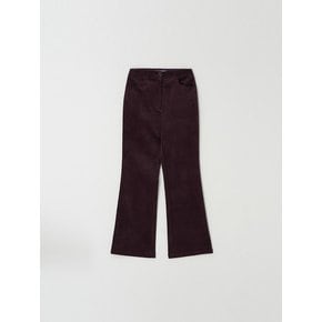 90s bootscut pants - burgundy