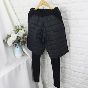 smil_패딩5부 레깅스 PTPOT. 겨울바지누빔바지레깅스바지