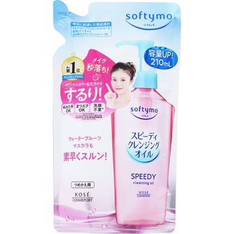  소프티모 고세 코스메 팟 소프티모스 페이스 클렌징 오일 리필 210mL