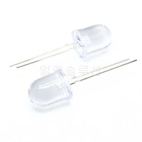 10파이 고휘도 발광 다이오드 라운드 LED  블루 Blue