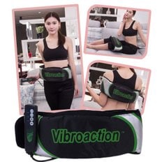 Vibroaction 진동 슬림 벨트 마사지기 다용도 진동 복부 뱃살 마사지 벨트