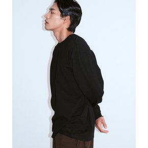 에센셜 롱슬리브 블랙