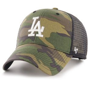 47브랜드 Trucker Cap - BRANSON MLB Los Angeles Dodgers wood camo