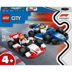 60464 F1 Williams Racing & Haas F1 레이스 카 [시티] 레고 공식