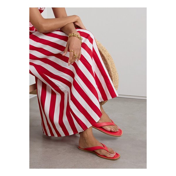 스타우드 단테 가죽 텅 샌들 레드 1647597332373140