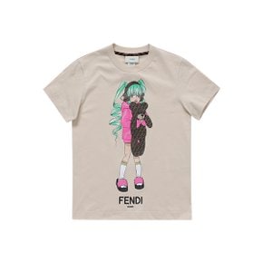 JFI296 7AJ F1B2Y FF 테디베어 아동 반팔티