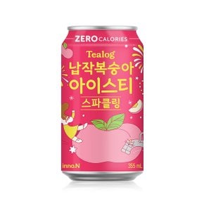 티로그 제로 아이스티 납작복숭아 355ml x 96캔 / 탄산음료 주스