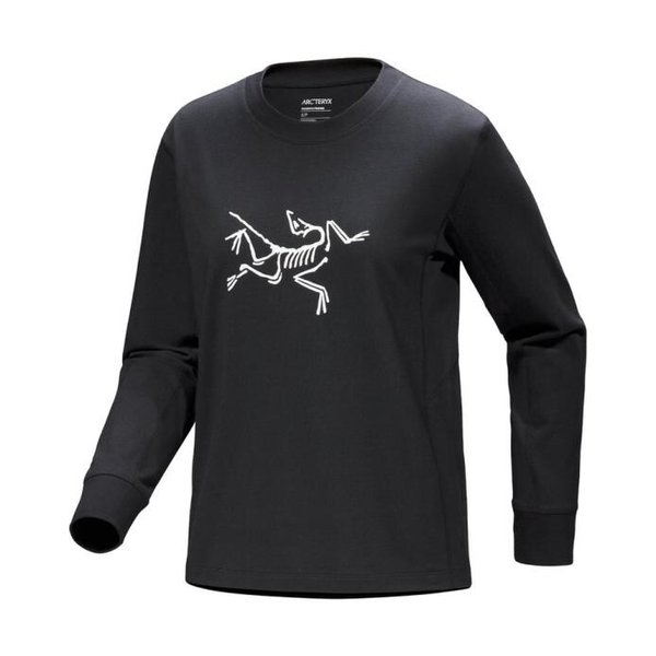 24FW 아크테릭스 긴팔 티셔츠 ATOFWX9428BLK BLACK DOM