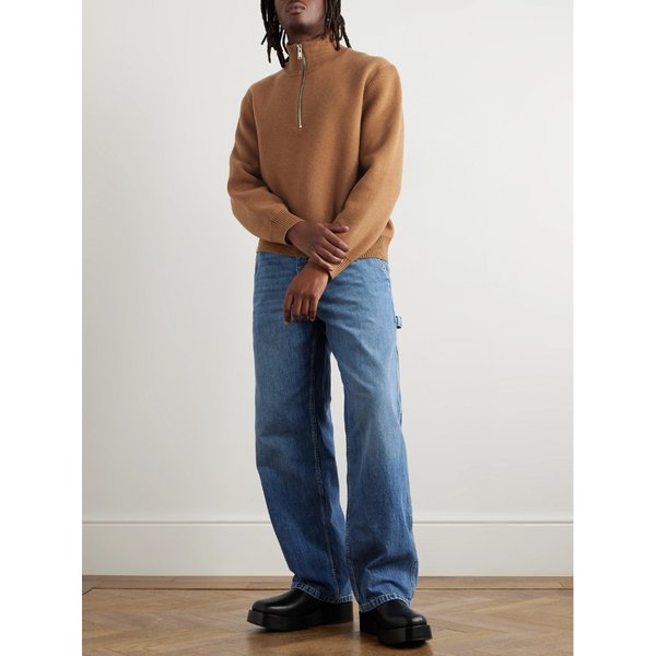 리브 캐시미어 블렌드 하프 집 스웨터 1647597356892895