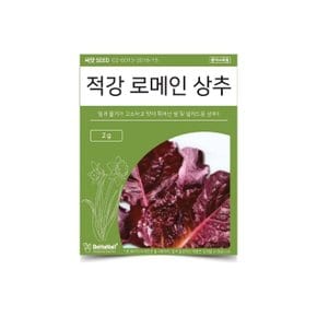 베하몰 텃밭 채소 씨앗 적강 로메인 상추 (WDC9352)