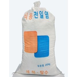  간수뺀 깨끗한 식용 굵은 천일염 소금 10kg 20kg 천일소금