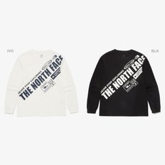 NT7TQ52 키즈 익스플로어 레터링 긴팔 라운드 티 KS EXPLORER LETTERING L/S R/TEE