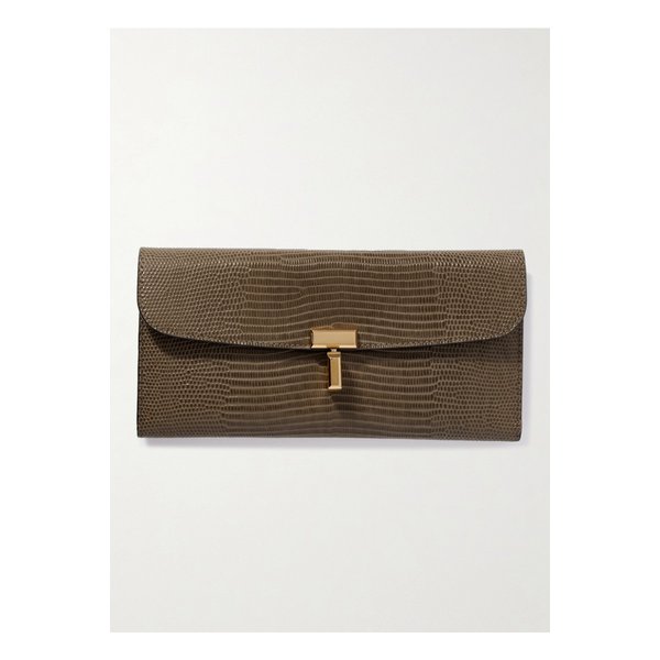 티락 리자드 이펙트 가죽 지갑 다크 그린 46376663162874069