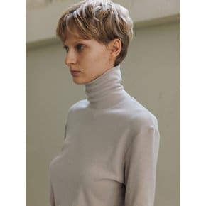 soft turtleneck (beige)