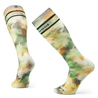 이스퀘어 3679057 Smartwool Ski Full Cushion Groovy Tie-Dye Print Over the Calf