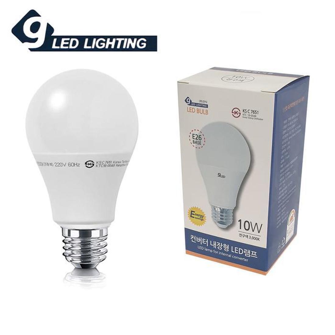 건식10W 전구색 LED전구 컨버터 내장형 백열등색 (S11119765), 믿고 사는 즐거움 SSG.COM