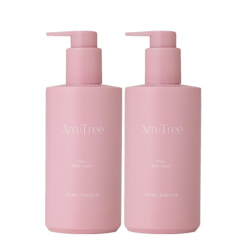 [1+1] Amtree Signature 플로라 퍼퓸 고보습 바디로션 300ml 꽃 장미향